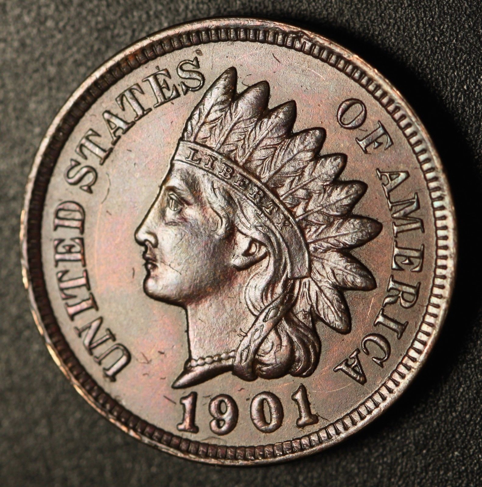 1901 RPD-019 - Indian Head Penny - Photo by Ed Nathanson