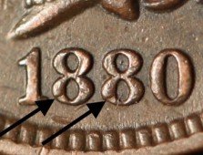 1880 PUN-005 - Indian Head Cent - Photo by Ed Nathanson