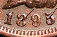 1895 RPD-008 - Indian Head Cent - Photo by Ed Nathanson