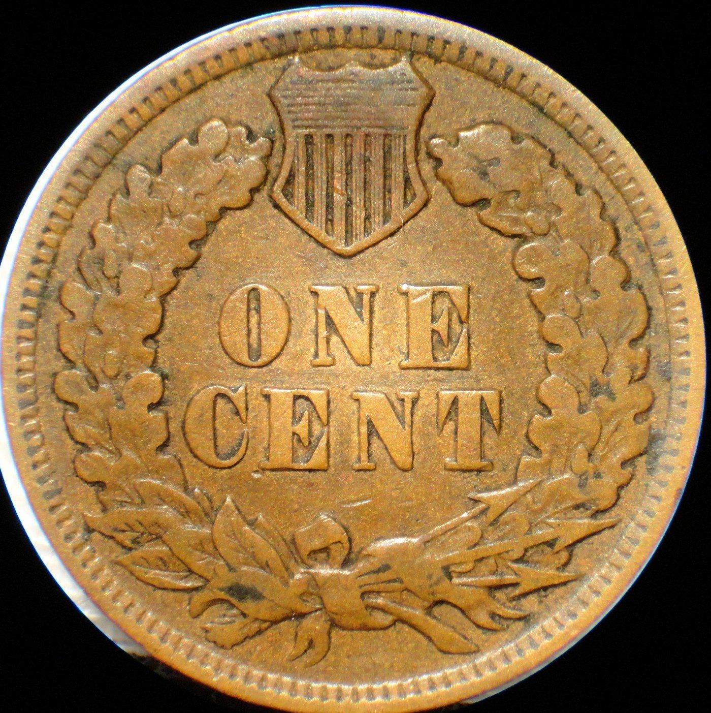 1904 Reverse of MPD-009 Indian Head Penny