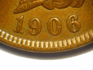 1906 RPD-050 - Indian Head Penny - Photo by David Poliquin