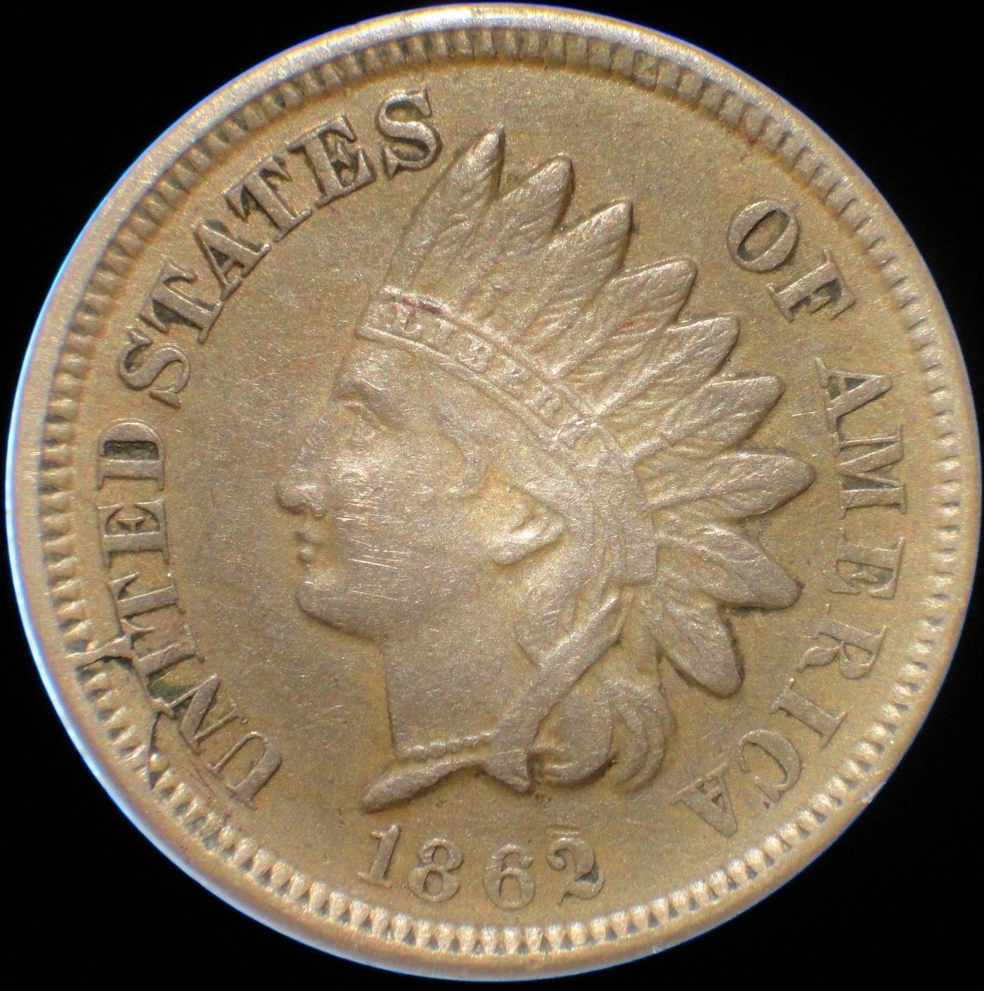 1862 CUD-011 - Indian Head Penny
