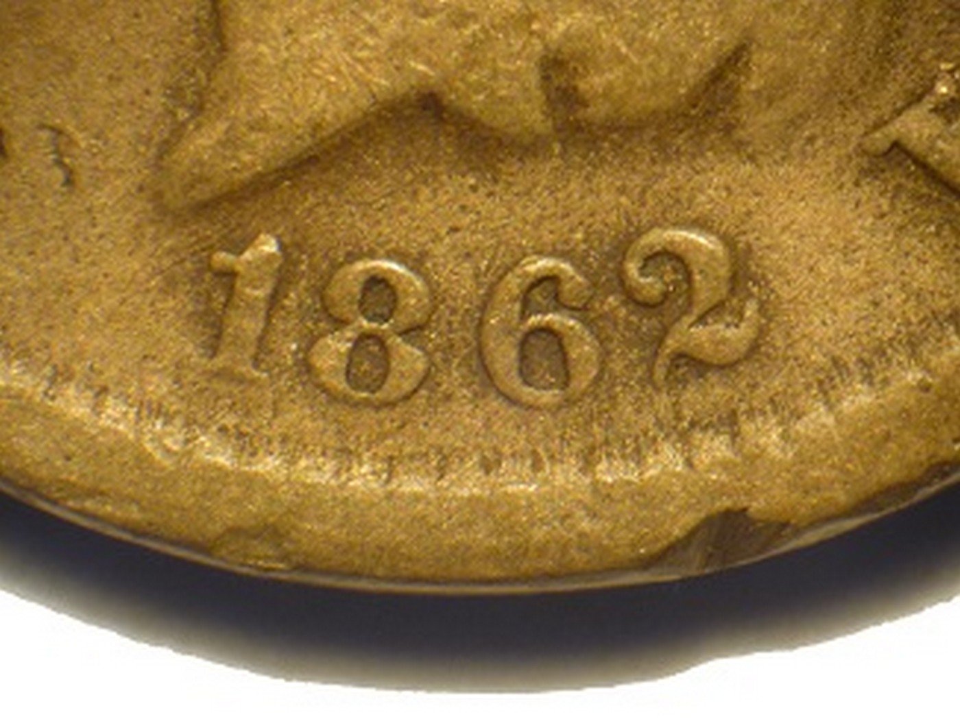 1862 Obverse of CUD-012 - Indian Head Penny - Photo by David Poliquin