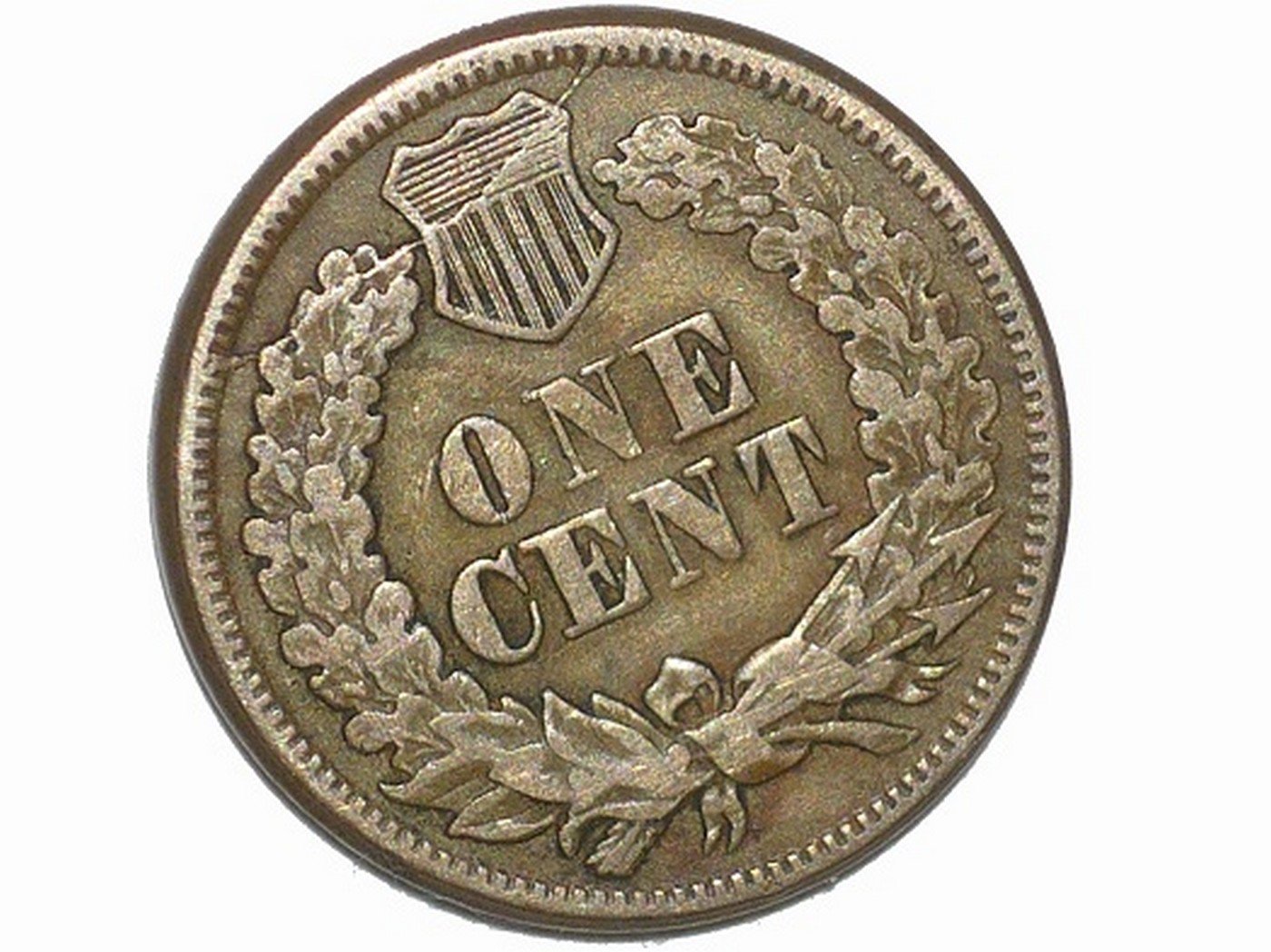 1863 CRK-003 - Indian Head Penny - Photo by David Poliquin