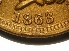 1863 RPD-014 - Indian Head Penny - Photo by David Poliquin