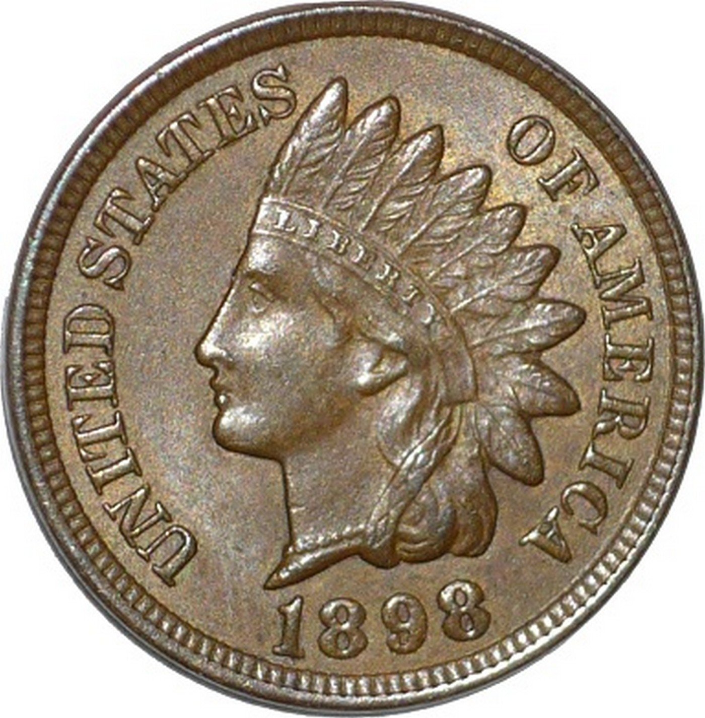 1898 RPD-005 - Indian Head Penny - Photo by David Poliquin