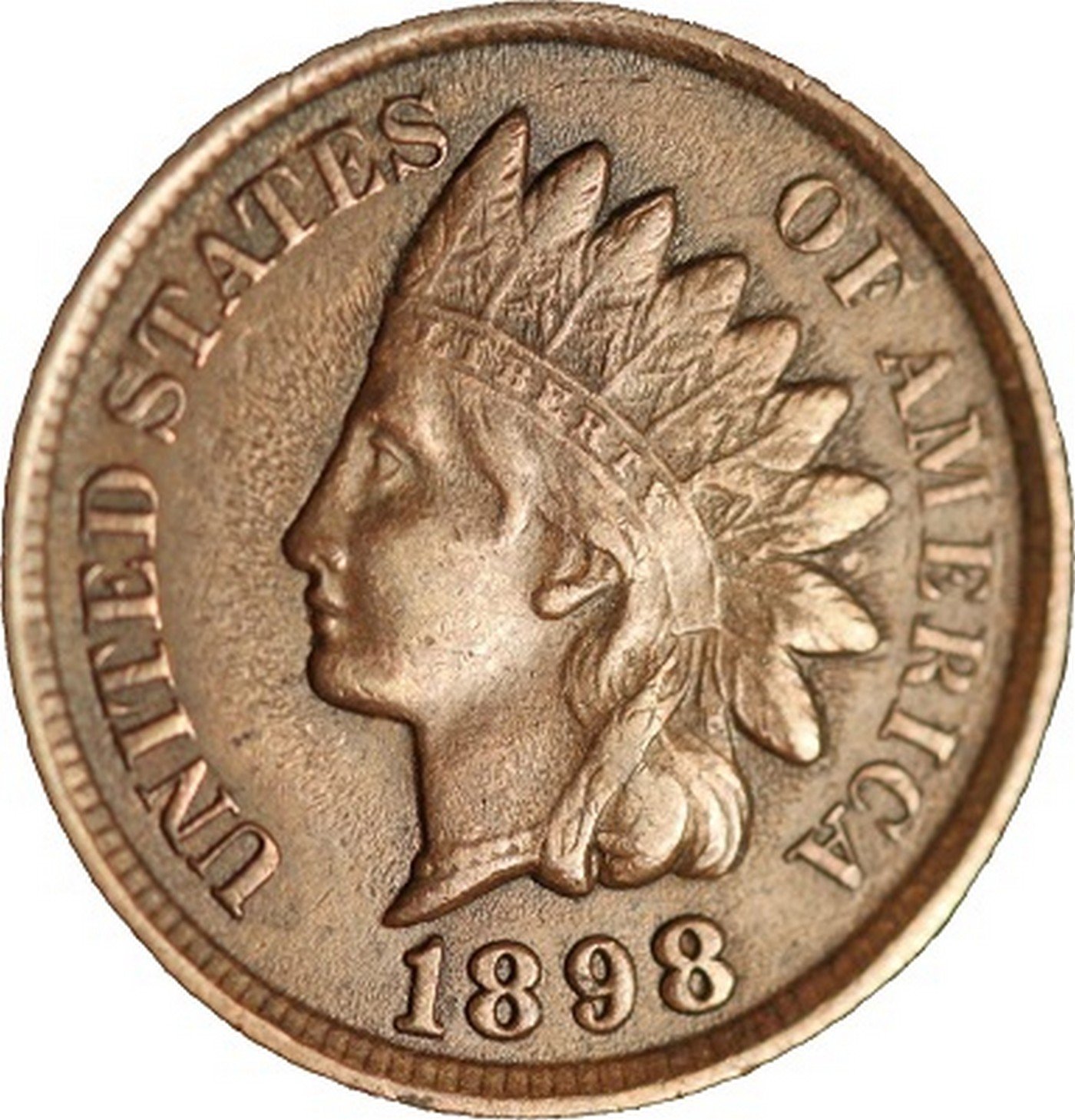 1898 RPD-005 - Indian Head Penny - Photo by David Poliquin