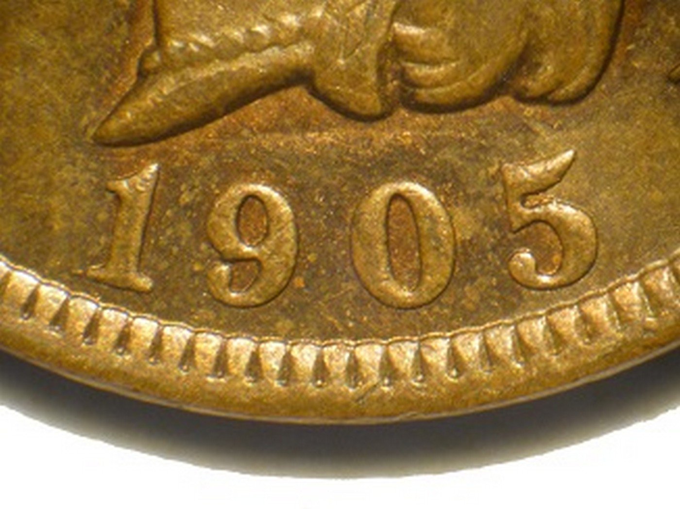 1905 RPD-020 - Indian Head Penny - Photo by David Poliquin