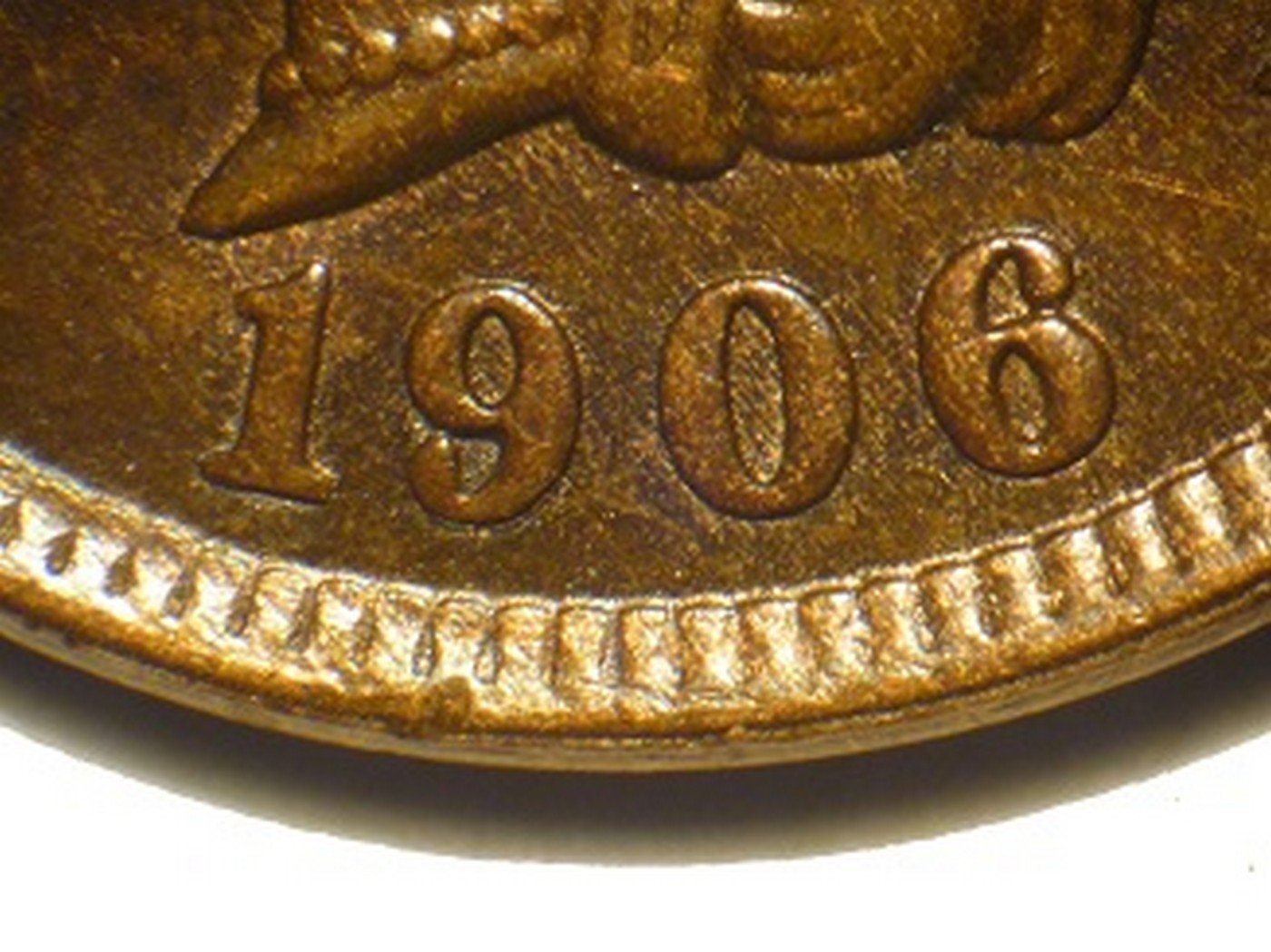 1906 RPD-012 - Indian Head Penny - Photo by David Poliquin