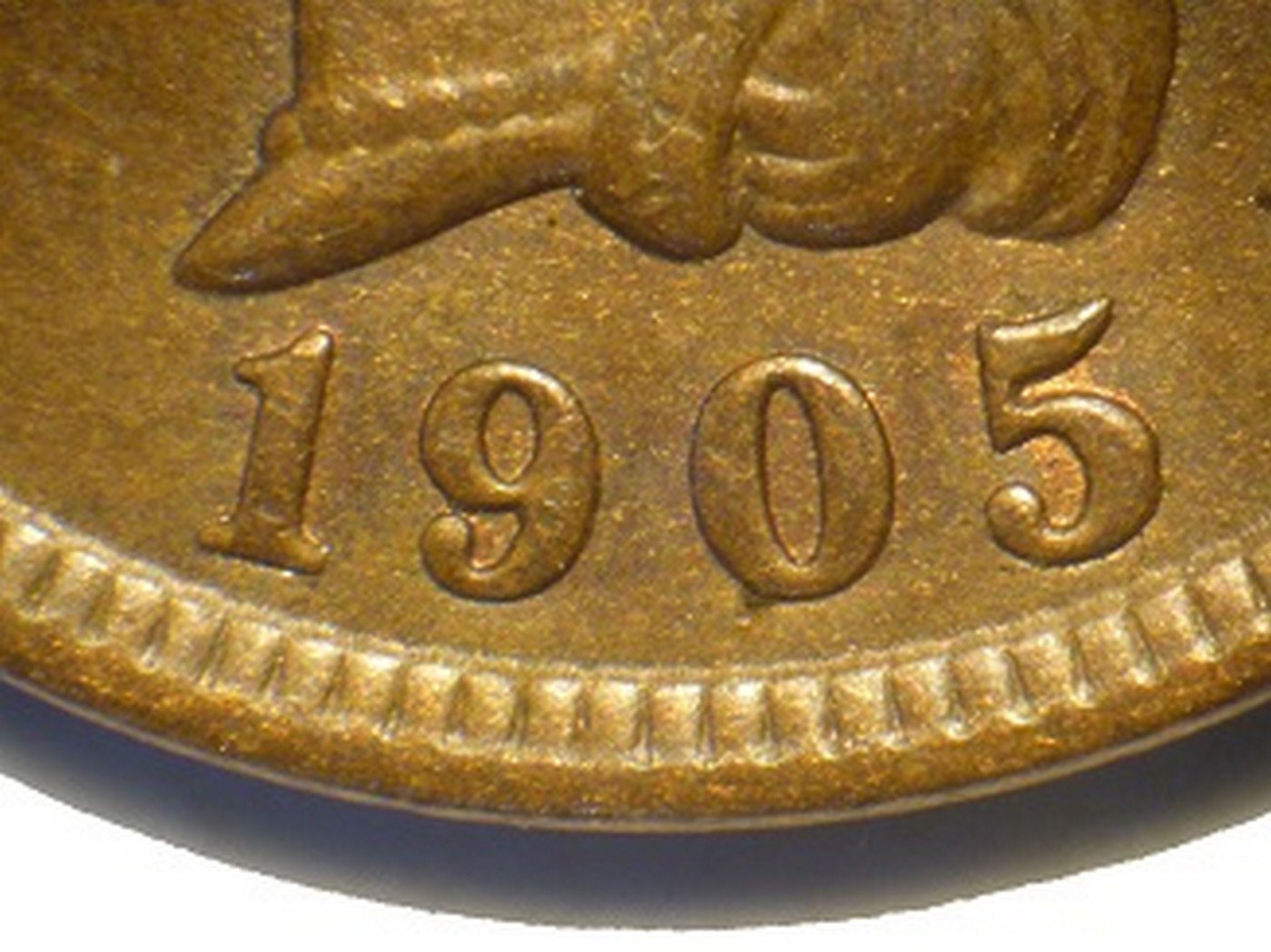 1905 RPD-025 - Indian Head Cent - Photo by David Poliquin