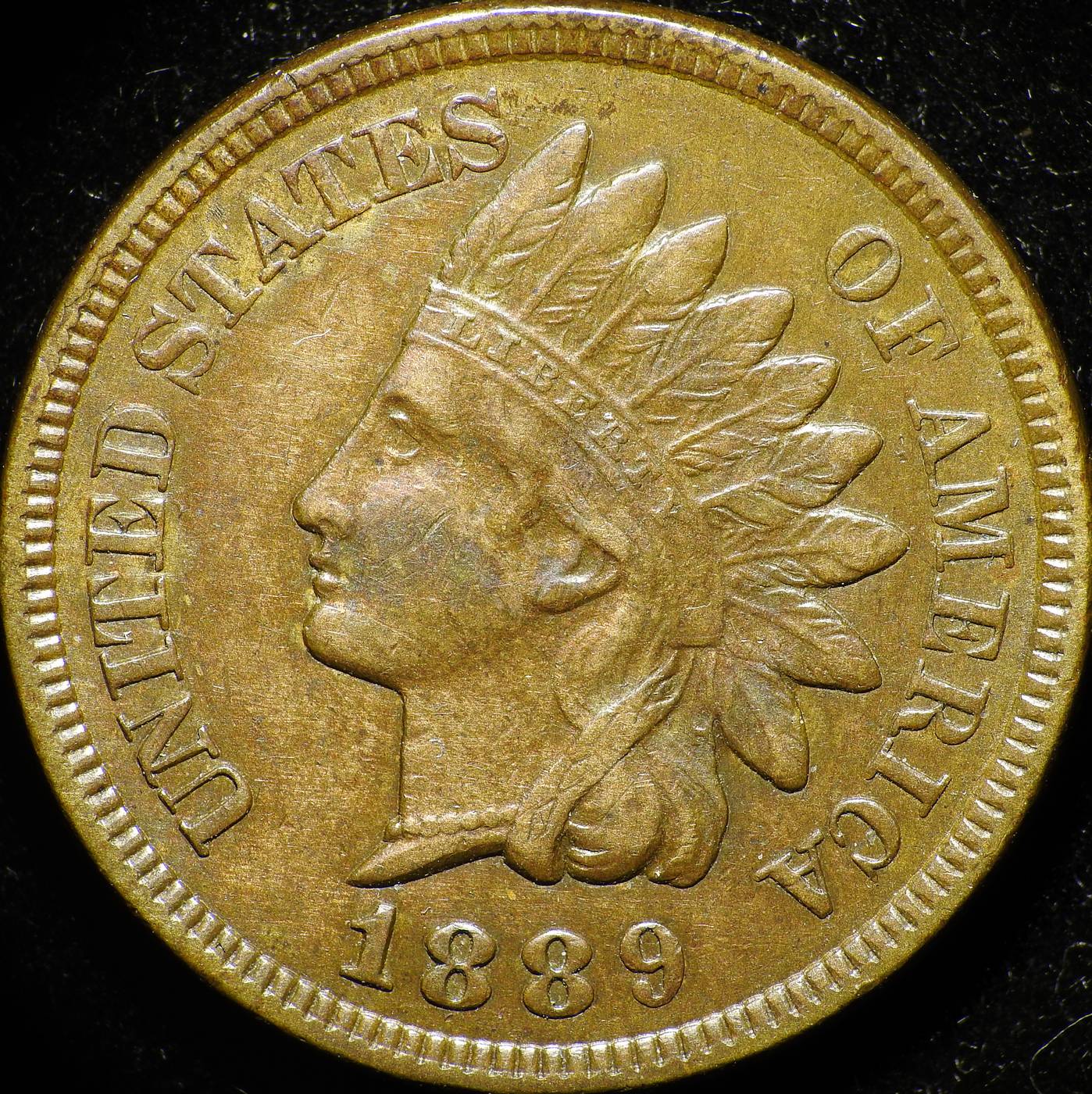 1889 Obverse of CUD-003 - Indian Head Penny