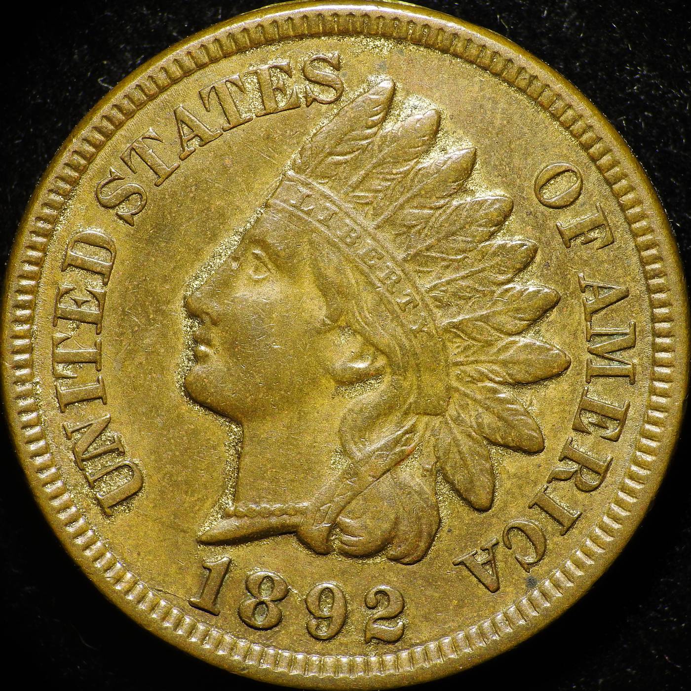 1892 Obverse of CUD-002 - Indian Head Penny