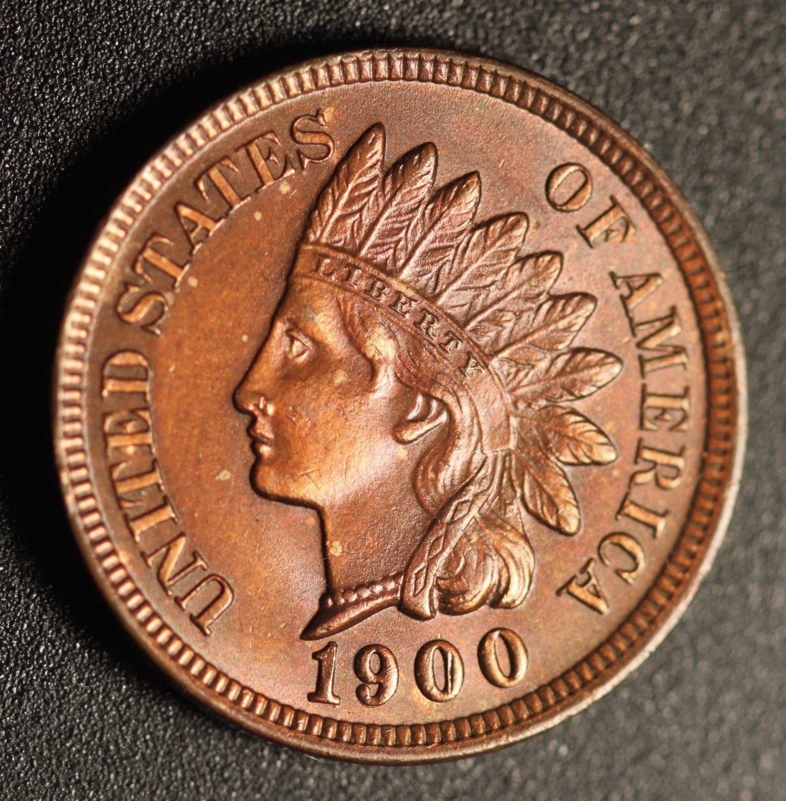 1900 RPD-028 - Indian Head Penny - Photo by Ed Nathanson
