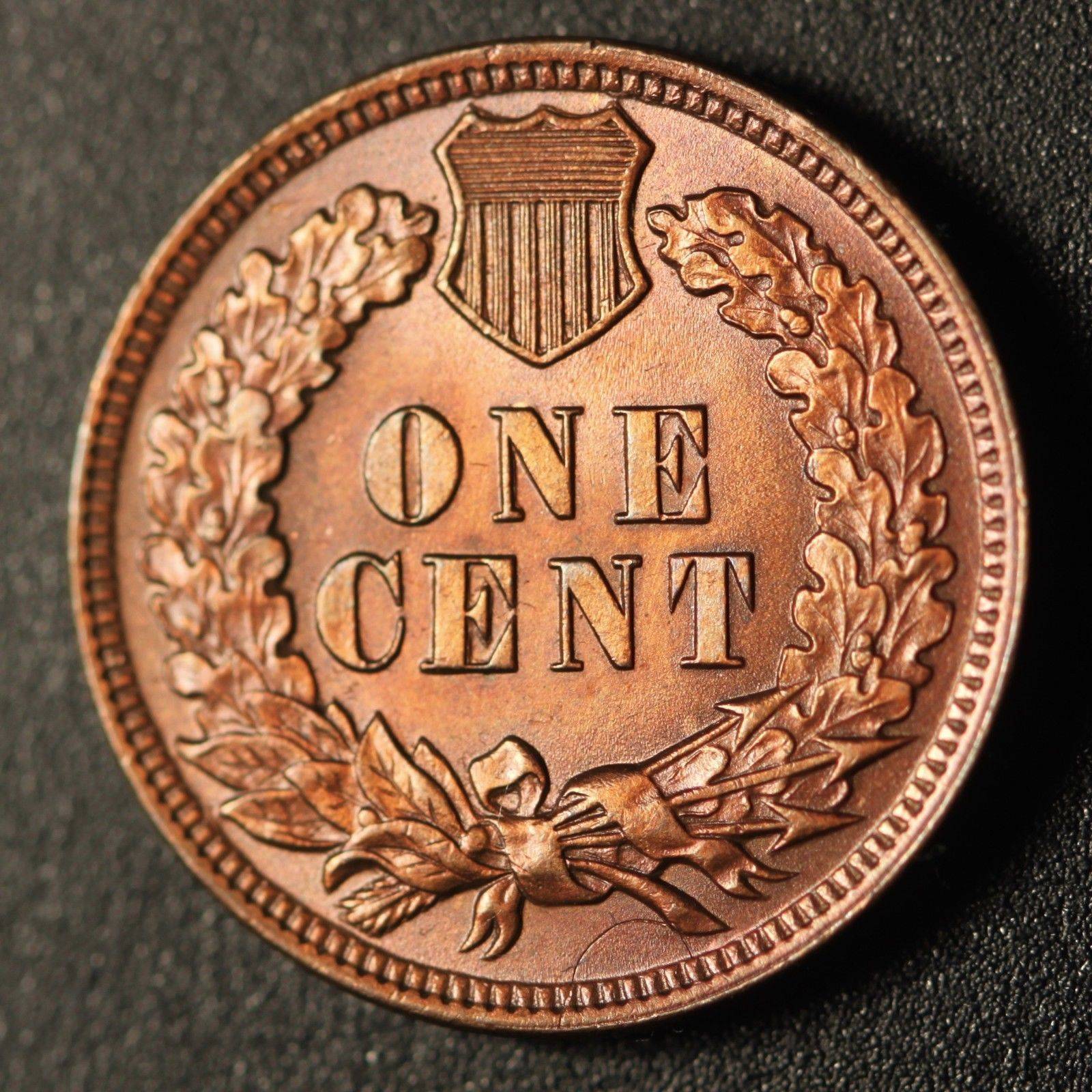 1900 Reverse of RPD-028 - Indian Head Penny - Photo by Ed Nathanson