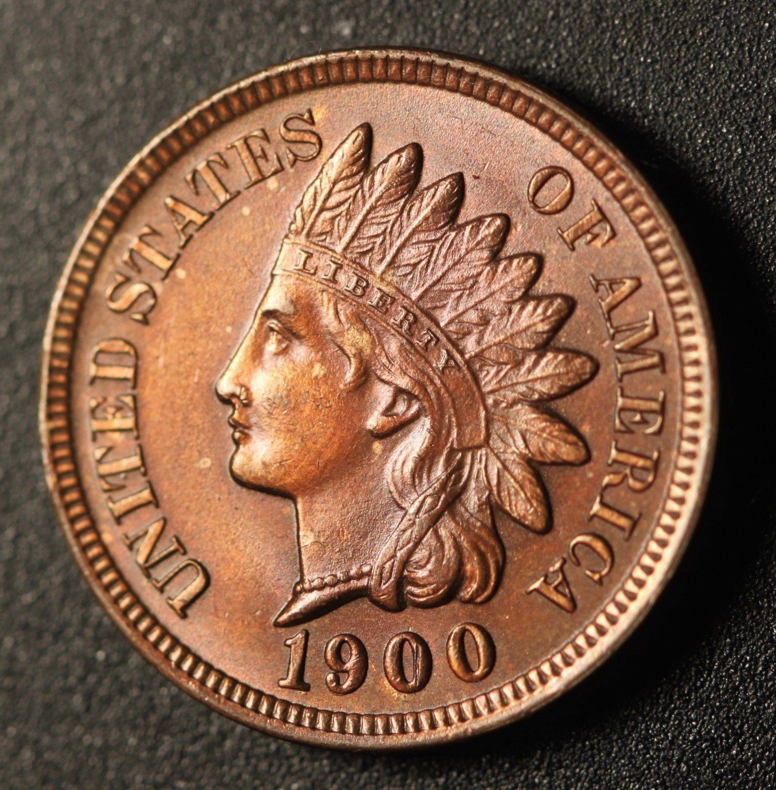 1900 RPD-028 - Indian Head Penny - Photo by Ed Nathanson