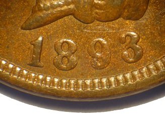 1893 RPD-021 - Indian Head Penny - Photo by David Poliquin
