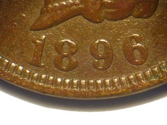 1896 RPD-024 Indian Head Cent - Courtesy of David Poliquin