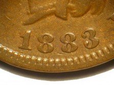 1883 MPD-009 - Indian Head Penny - Photo by David Poliquin