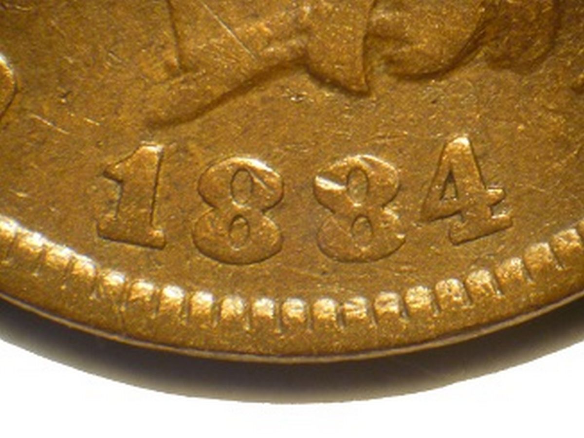 1884 RPD-004 - Indian Head Penny - Photo by David Poliquin
