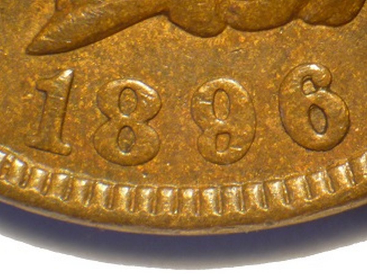 1896 RPD-025 - Indian Head Penny - Photo by David Poliquin