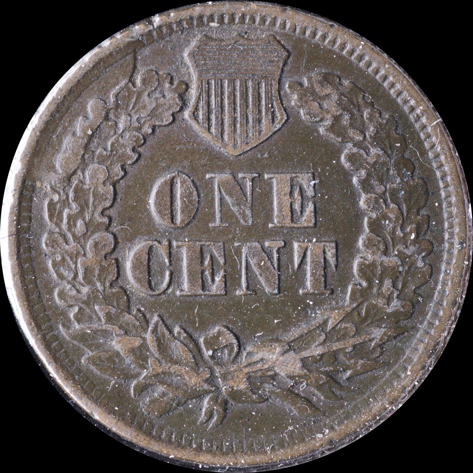 1865 Fancy 5 CUD-004 - Indian Head Penny