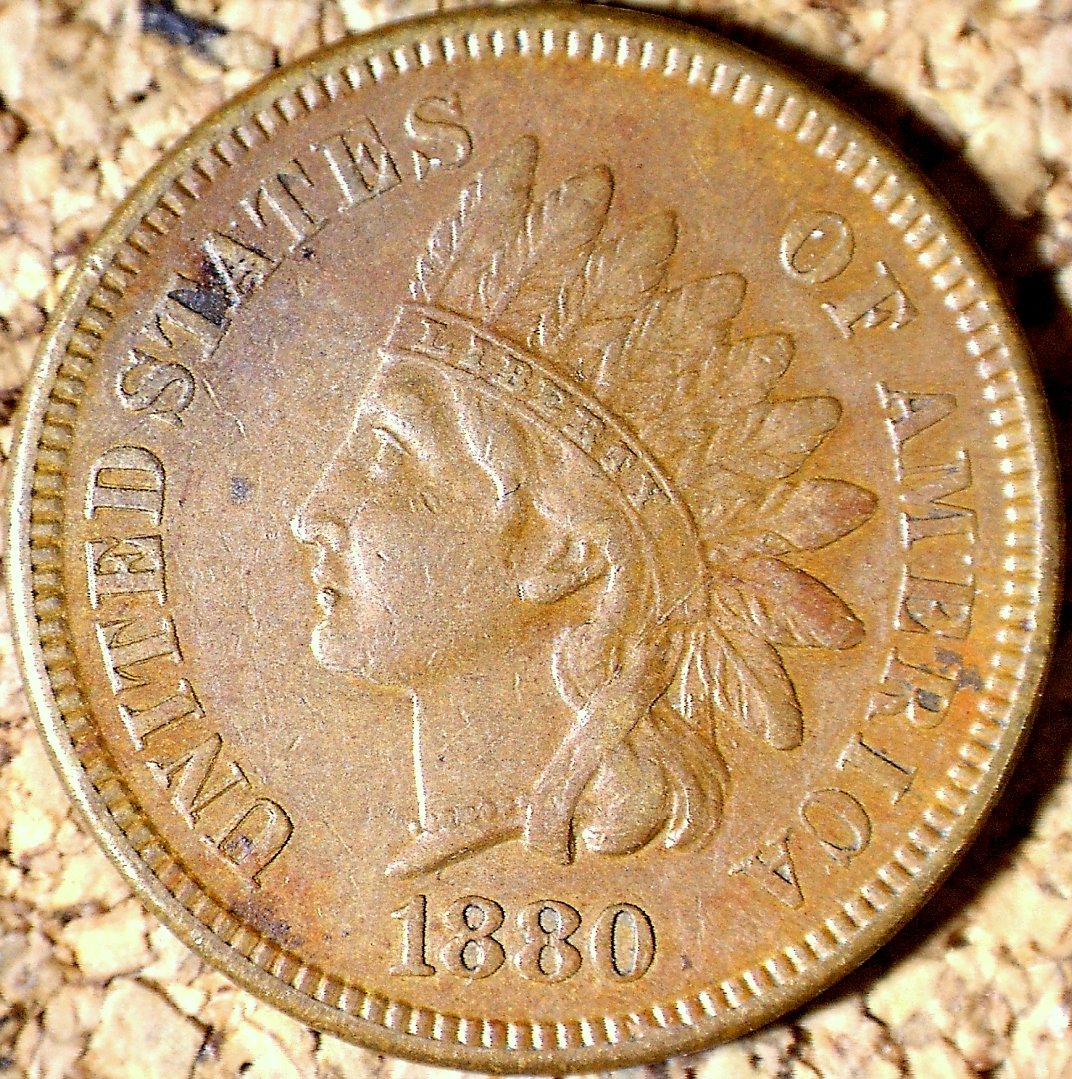 1880 MPD-004 - Indian Head Penny - Photo by David Killough