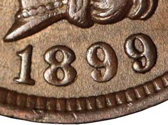1899 RPD-039 - Indian Head Penny - Photo by Ed Nathanson