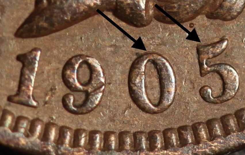 1905 RPD-029 - Indian Head Penny - Photo by Ed Nathanson