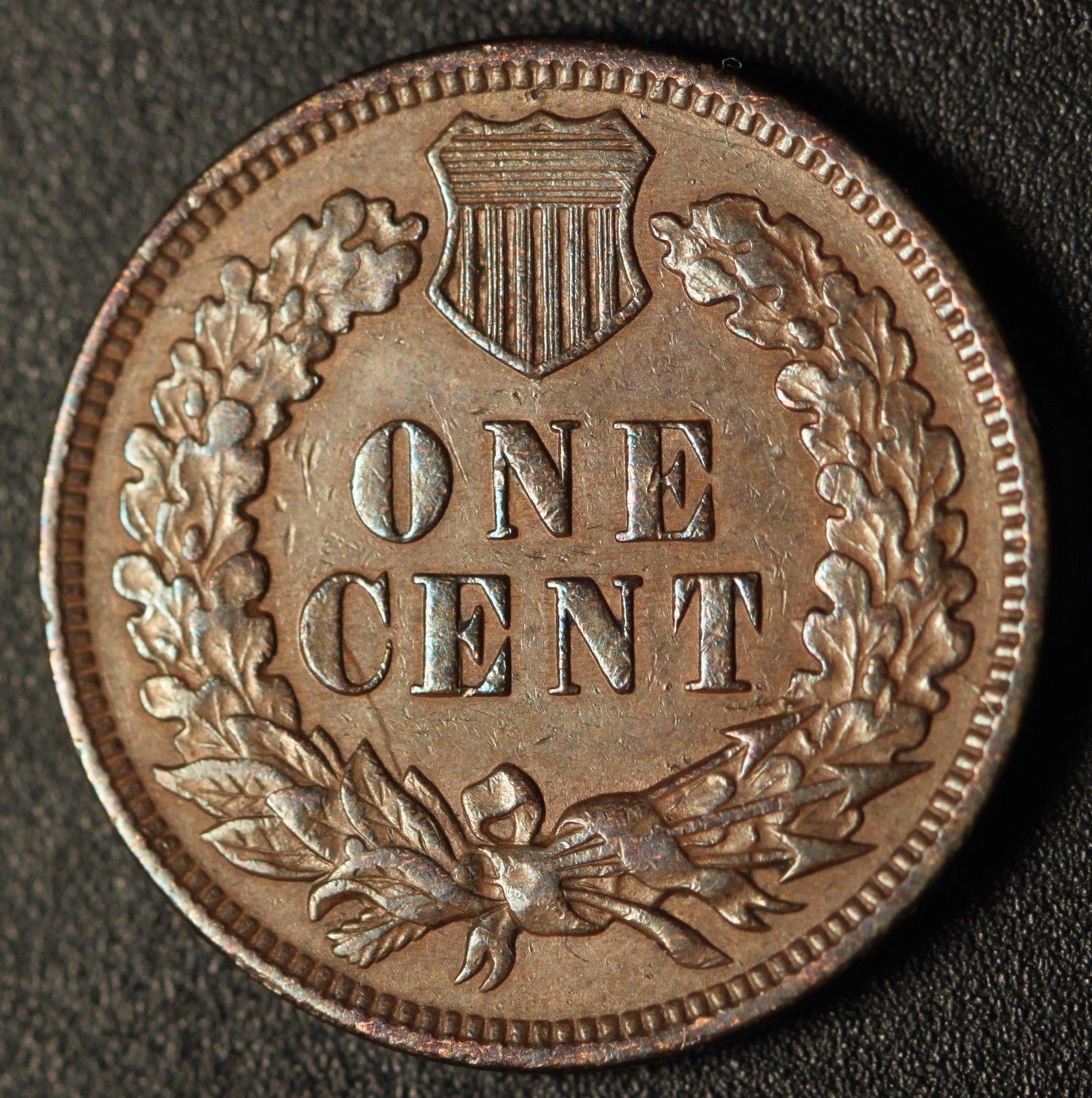 Reverse of 1905 RPD-029 - Indian Head Penny - Photo by Ed Nathanson